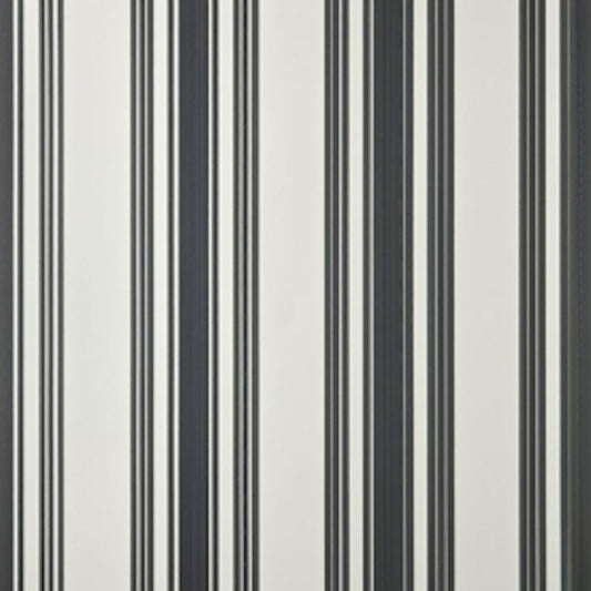 Tented Stripe Wallpaper - Off-Black - 1388 - Farrow & Ball