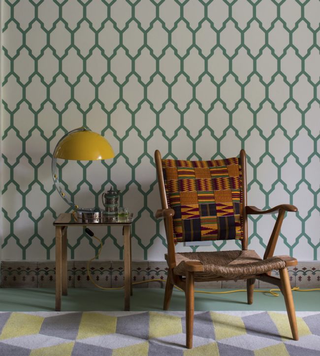 Tessella Wallpaper - Arsenic - 3603 - Farrow & Ball