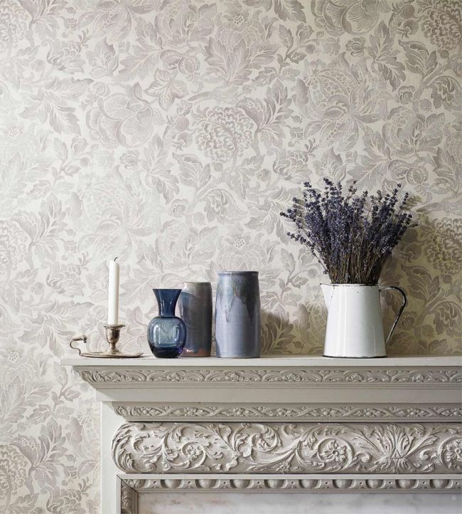 Thackeray Wallpaper - Ivory - DDAM216415 - Sanderson