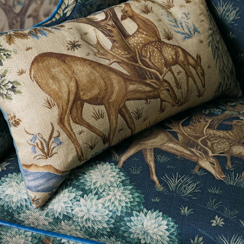 The Brook Fabric - Tapestry Linen - DCMF226708 - Morris & Co