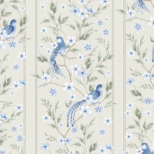 The Enchanted Garden Wallpaper - Cream - Lucie Annabel