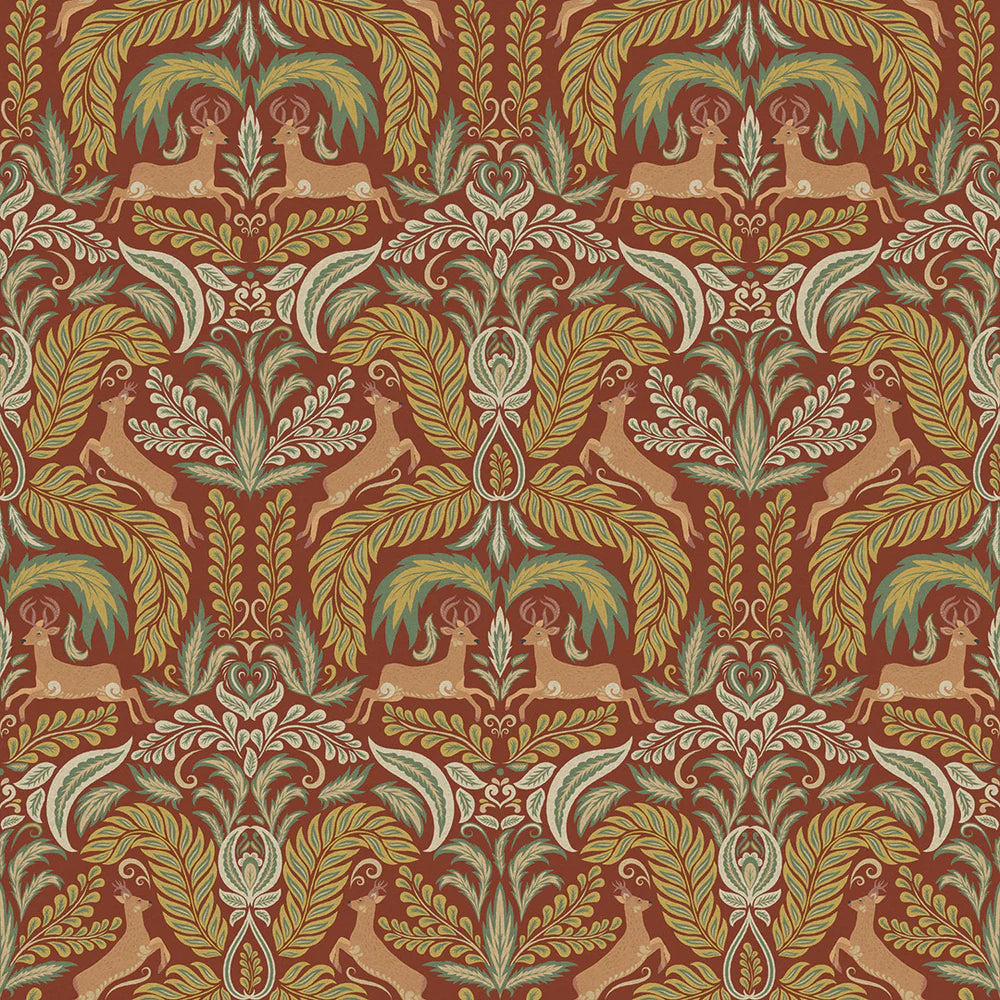 The Endearing Deer Wallpaper - Autumn - Lucie Annabel