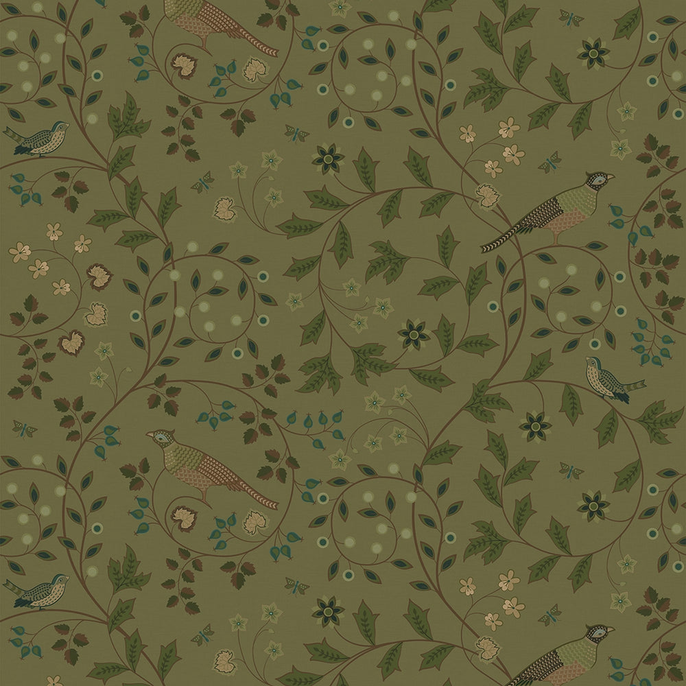 The Grand Estate Wallpaper - Rural Tones on Gentleman Green - Lucie Annabel