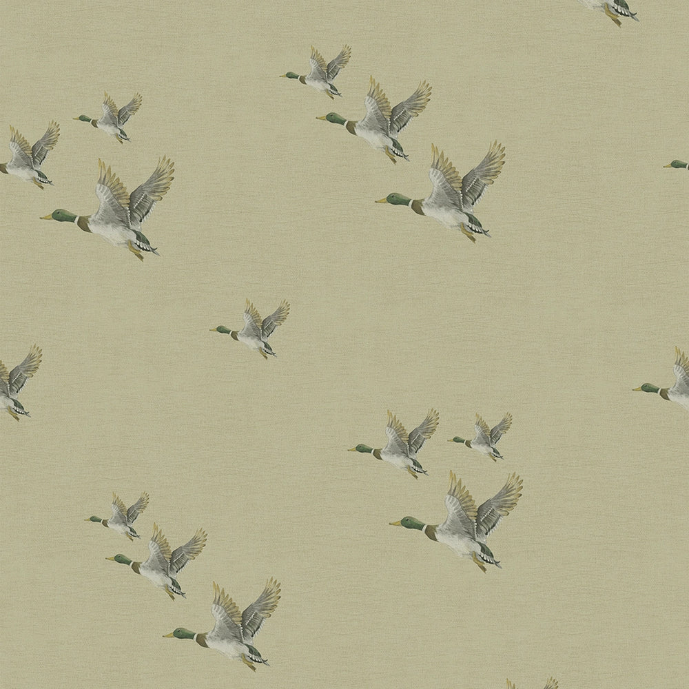 The Mallards Wallpaper - Sand - Lucie Annabel