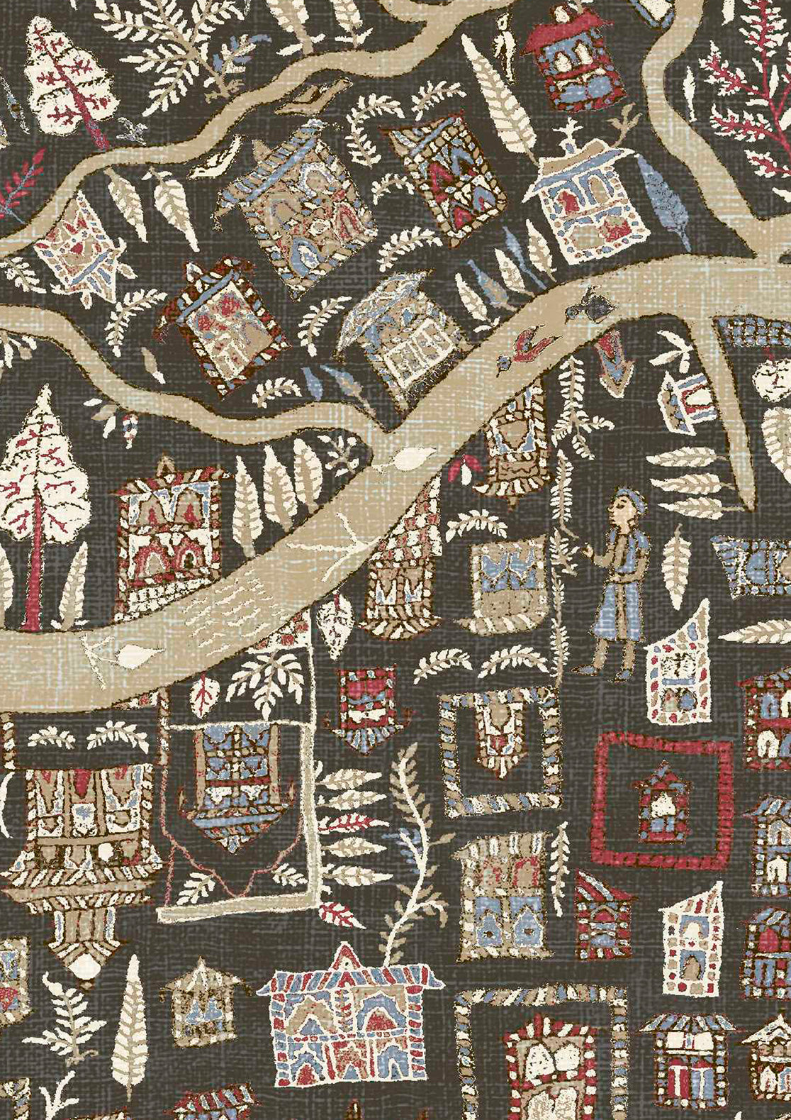 The Map Maxi Wallpaper - Twilight - Lewis & Wood