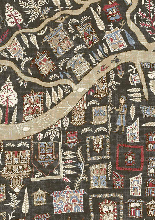 The Map Maxi Wallpaper - Twilight - Lewis & Wood