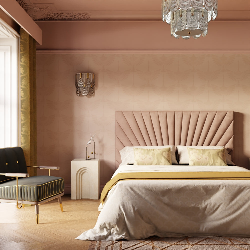 The Orient Wallpaper - Dusty Pink - Lucie Annabel