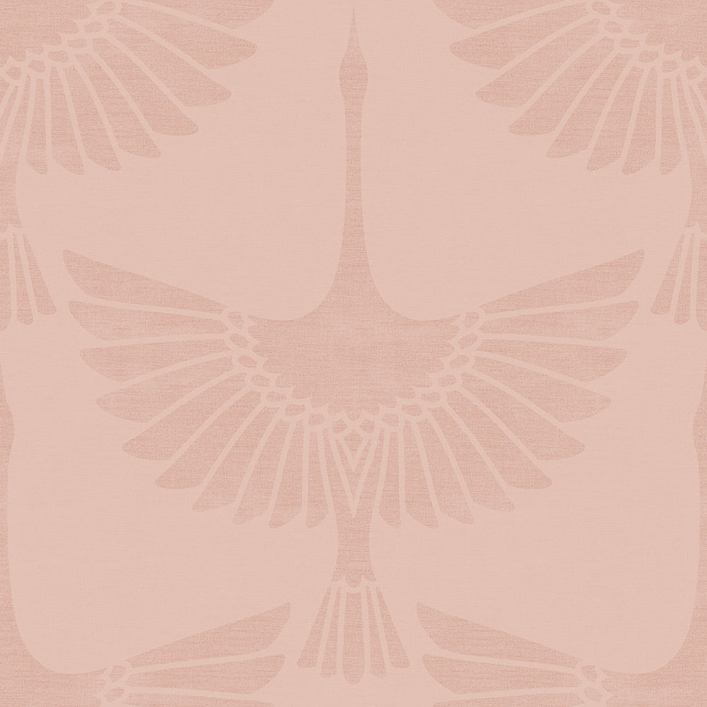 The Orient Wallpaper - Dusty Pink - Lucie Annabel