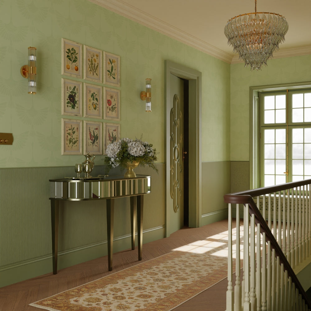 The Orient Wallpaper - Olive - Lucie Annabel