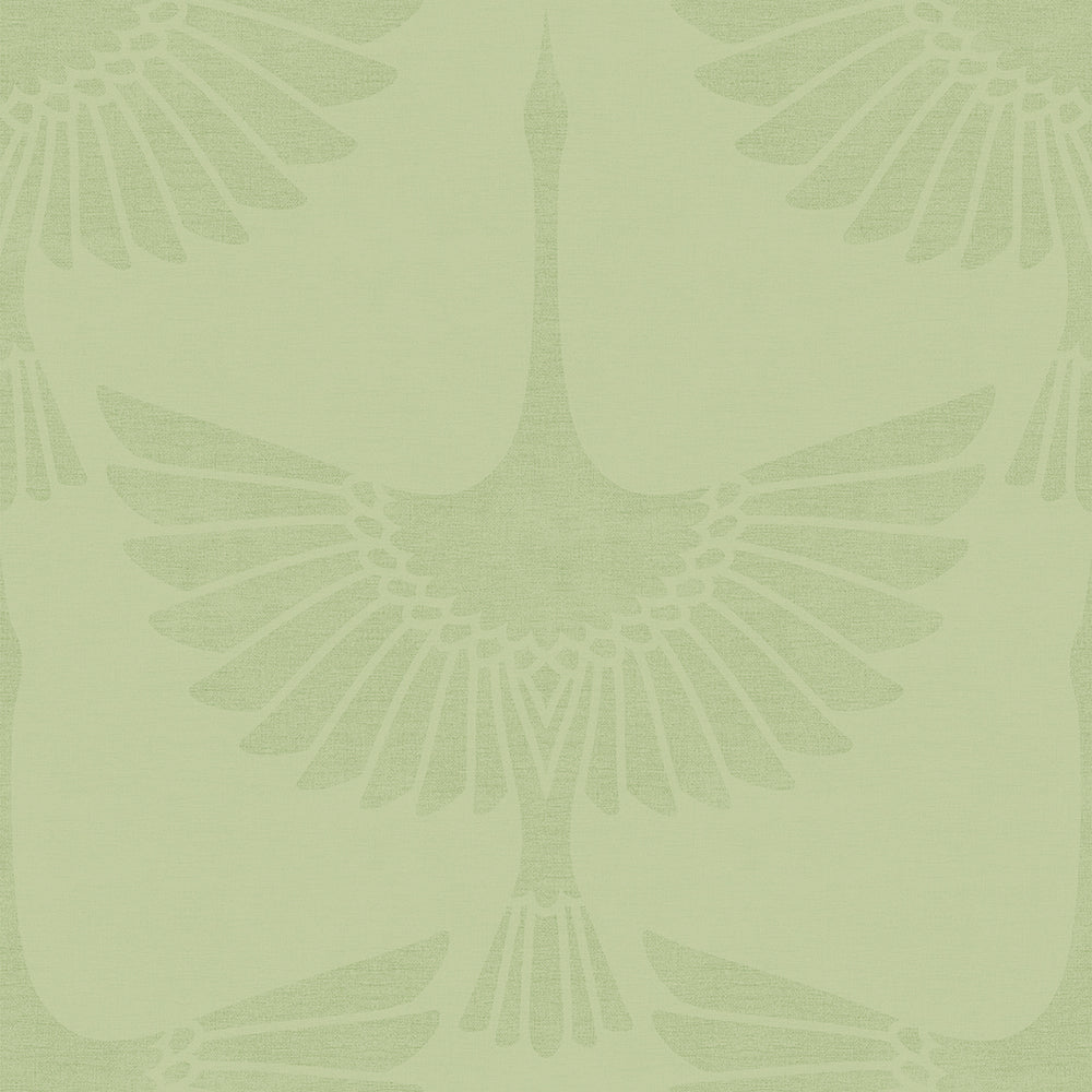 The Orient Wallpaper - Olive - Lucie Annabel