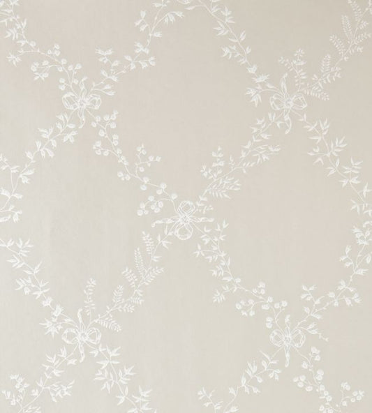 Toile Trellis Wallpaper - Skimming Stone - 620 - Farrow & Ball