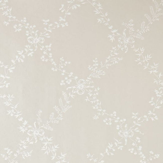 Toile Trellis Wallpaper - Skimming Stone - 620 - Farrow & Ball