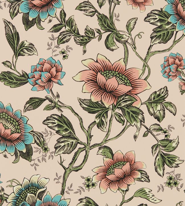 Tonquin Wallpaper - Blush - Clarke & Clarke