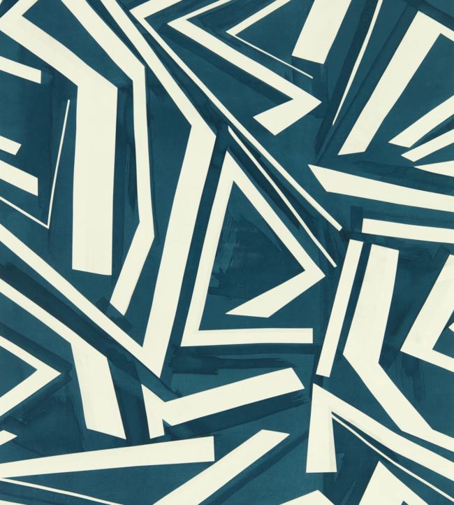 Transverse Wallpaper - Ink - HM7W112739 - Harlequin