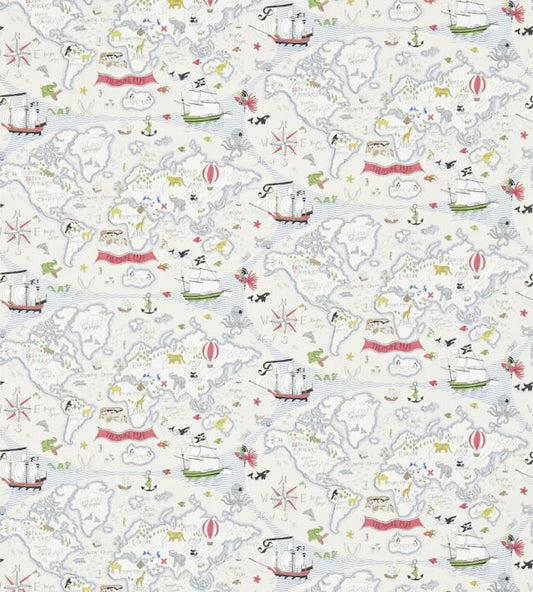 Treasure Map Wallpaper - Vanilla/Multi - DLIT214040 - Sanderson
