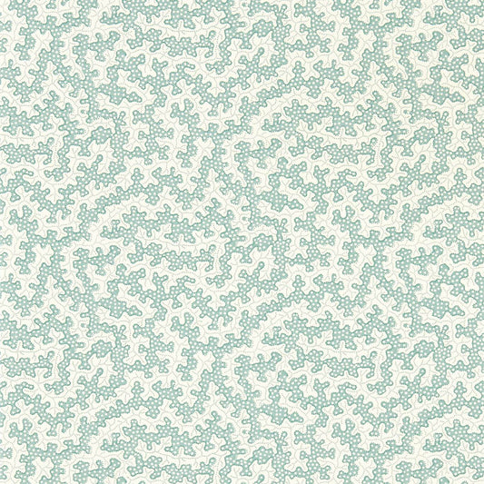 Truffle Wallpaper - Blue Clay - DABW217241 - Sanderson
