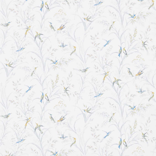 Tuileries Wallpaper - Silver/Multi - DFAB214083 - Sanderson
