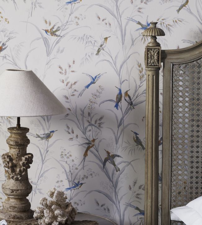 Tuileries Wallpaper - Taupe/Multi - DFAB214080 - Sanderson