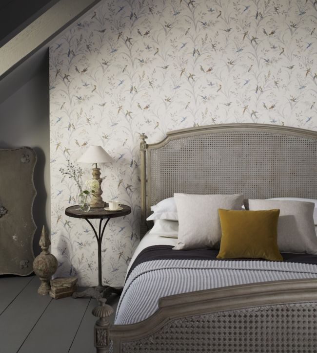 Tuileries Wallpaper - Taupe/Multi - DFAB214080 - Sanderson