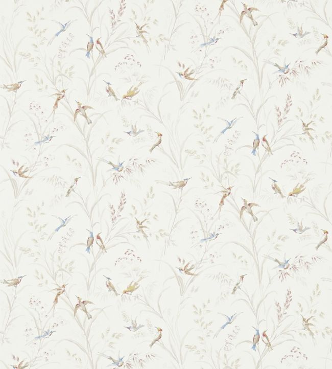 Tuileries Wallpaper - Taupe/Multi - DFAB214080 - Sanderson