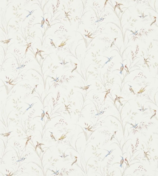 Tuileries Wallpaper - Taupe/Multi - DFAB214080 - Sanderson