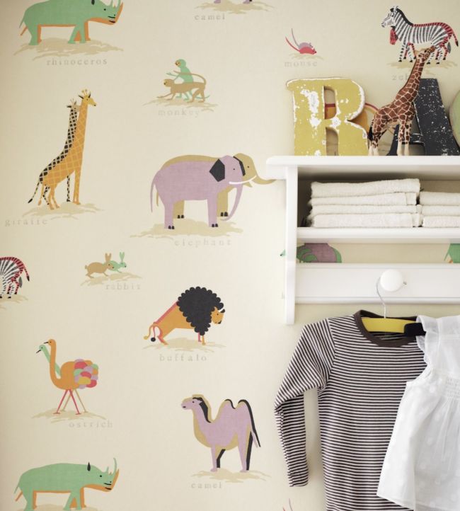 Two by Two Wallpaper - Neapolitan - DLIT214041 - Sanderson