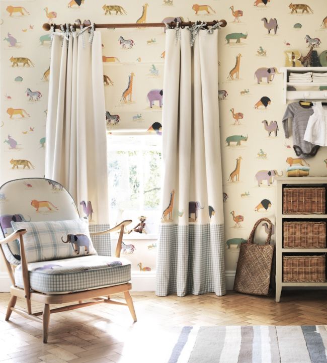 Two by Two Wallpaper - Neapolitan - DLIT214041 - Sanderson