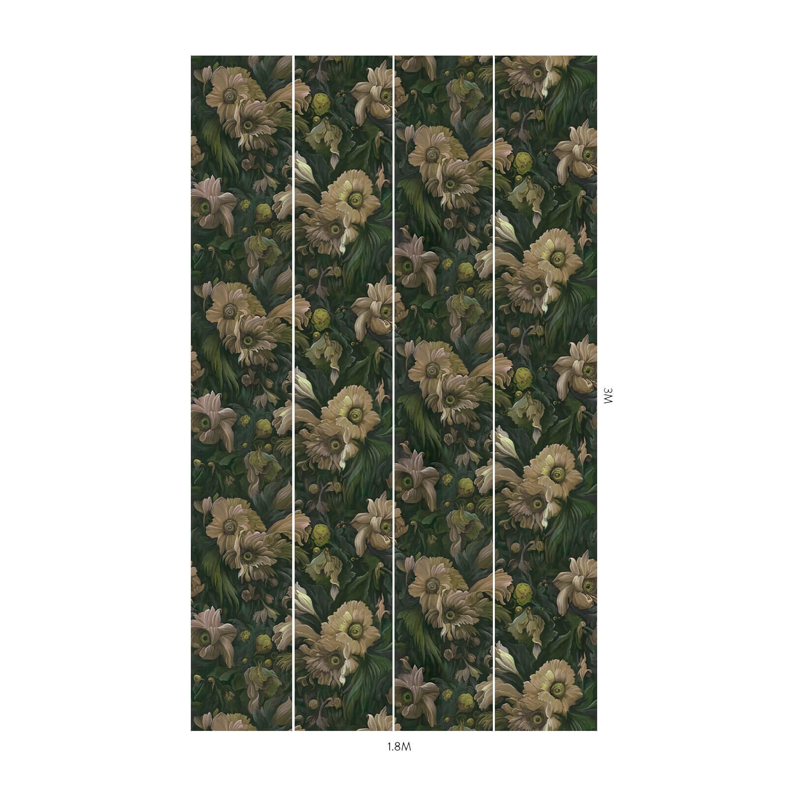 Umbra Wallpaper - Verde - House of Hackney