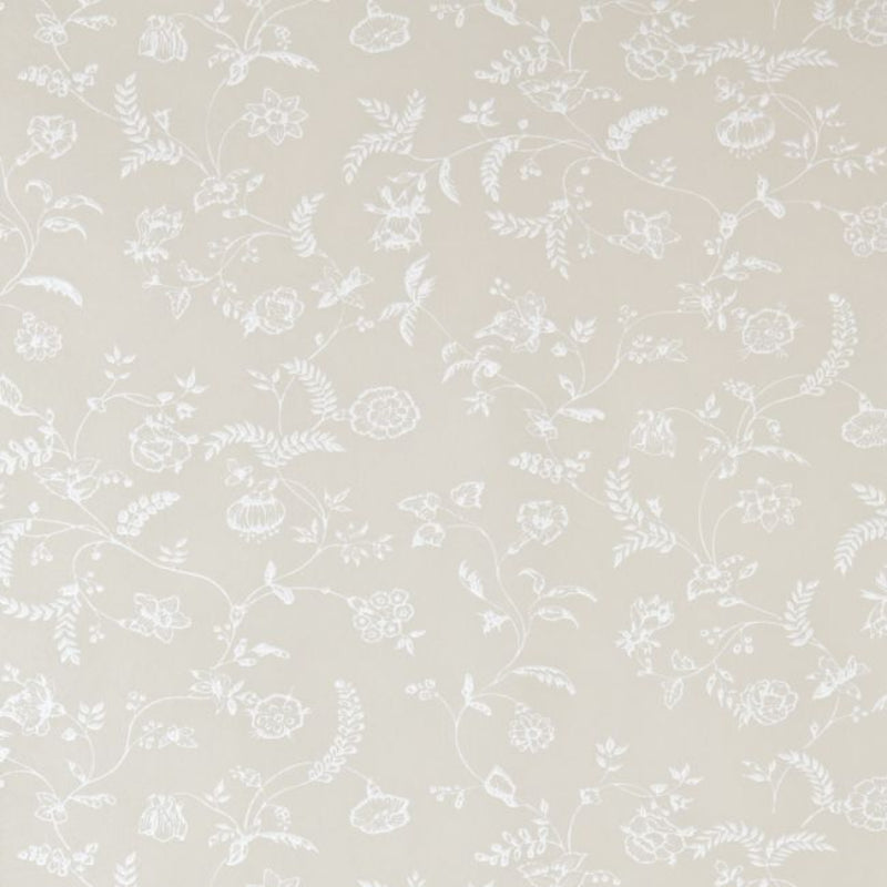 Uppark Wallpaper - Skimming Stone - 523 - Farrow & Ball