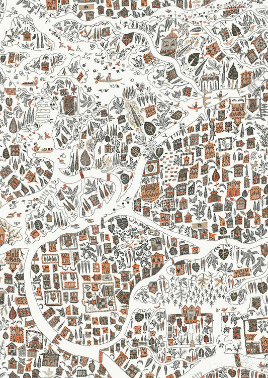 Utopia Wallpaper  - Satsuma Soot