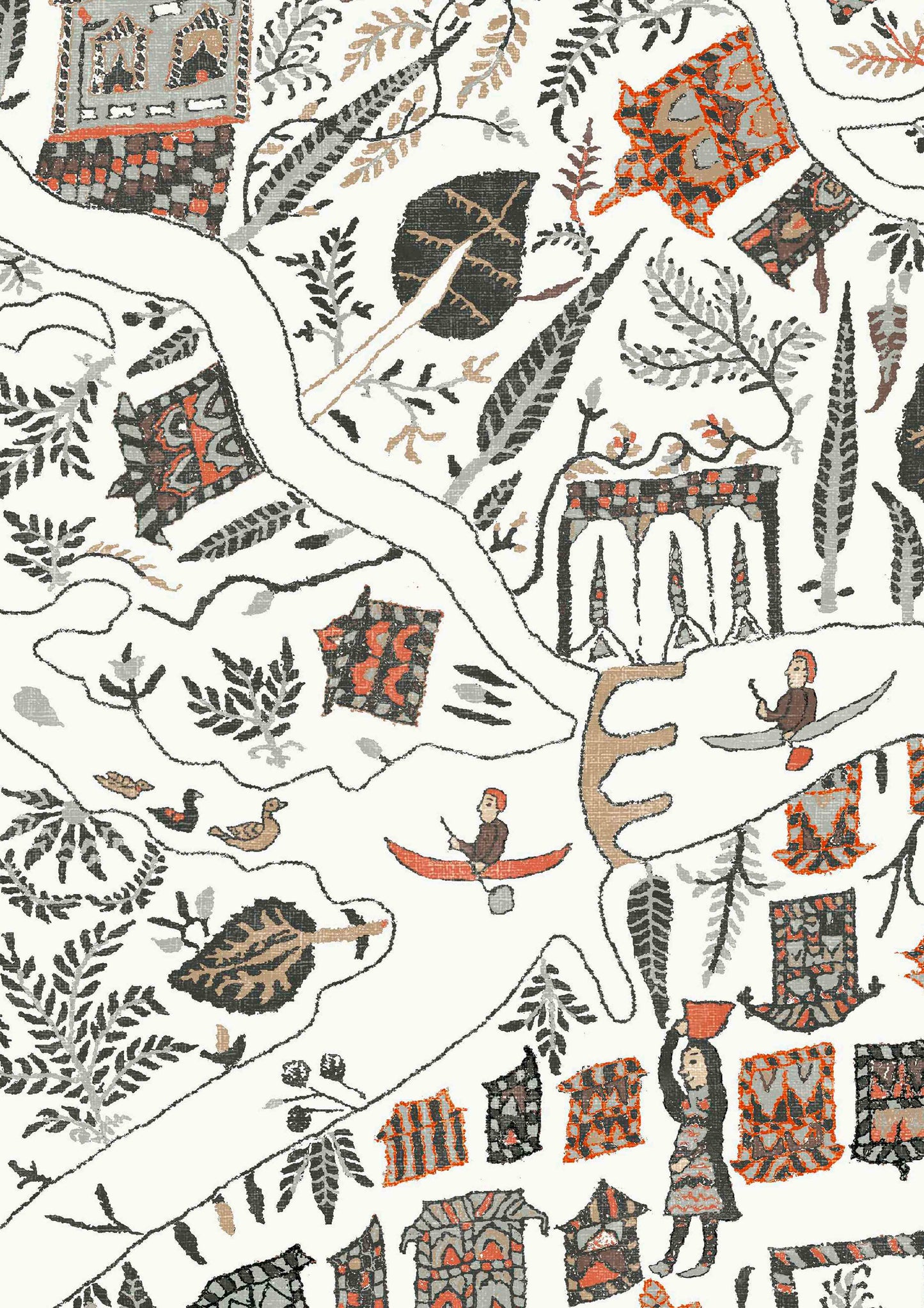 Utopia Wallpaper  - Satsuma Soot