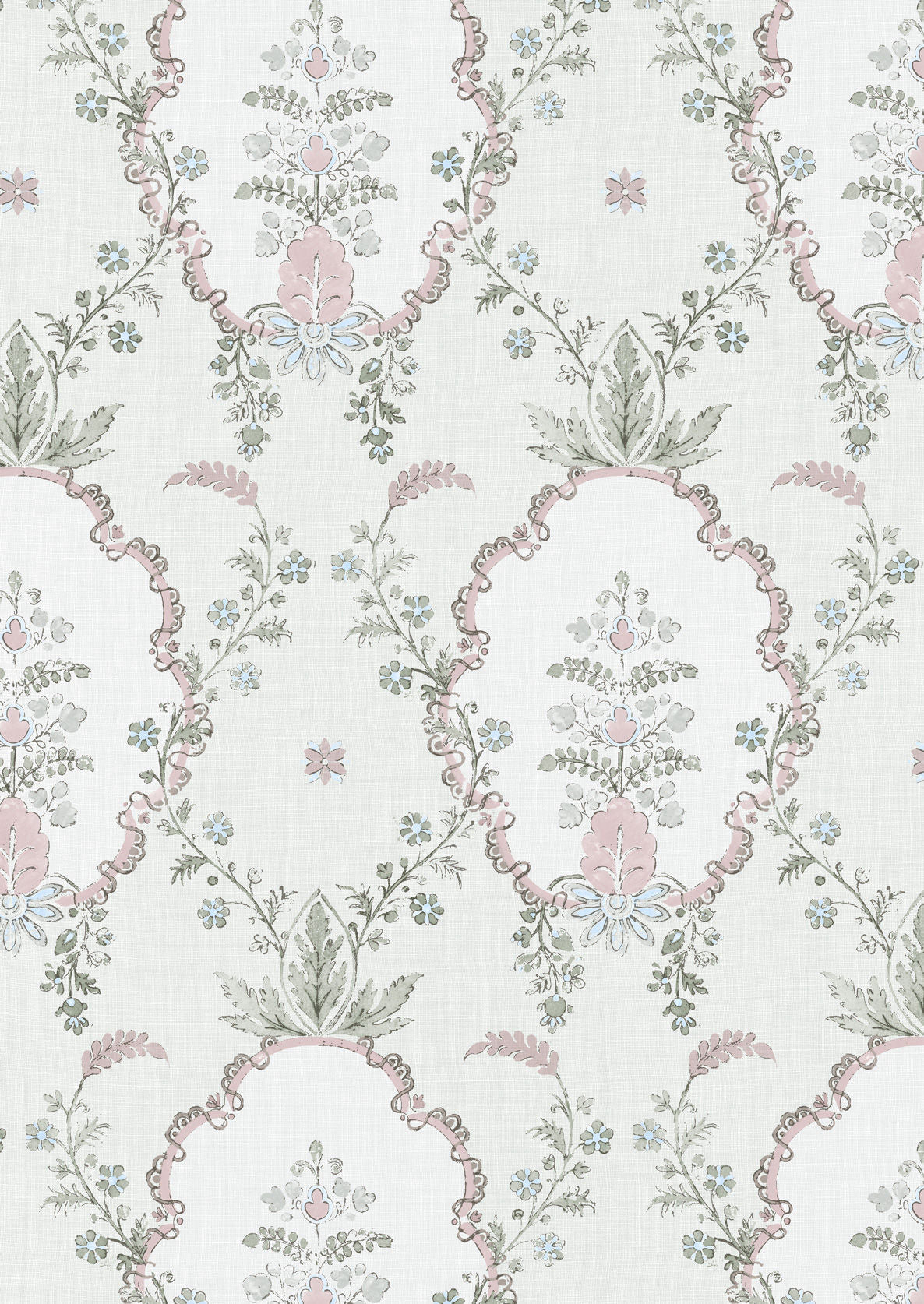 Vallance Wallpaper - Myrtle Pink