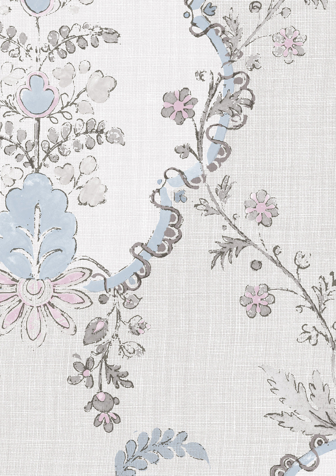 Vallance Wallpaper - Tea Rose