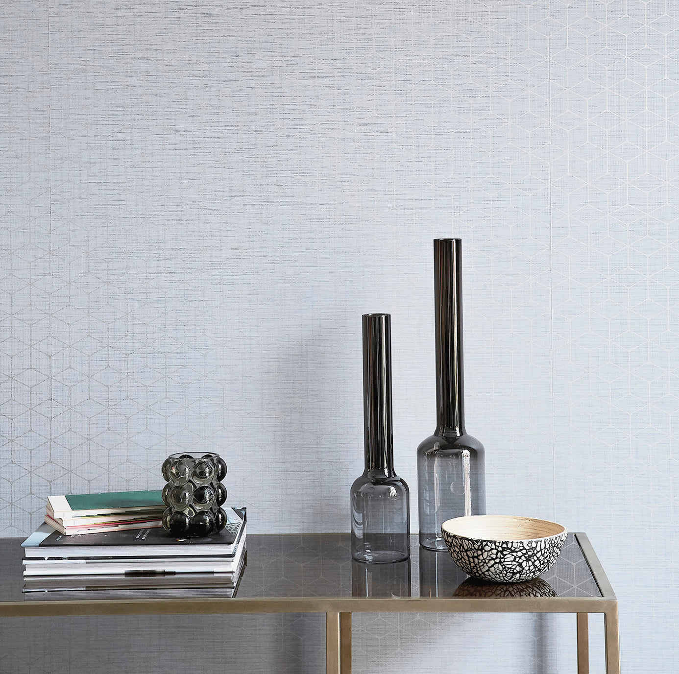 Vault Wallpaper - Nickle - HTWW112086 - Harlequin