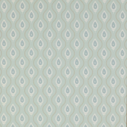Verity Wallpaper - Aqua - Colefax & Fowler