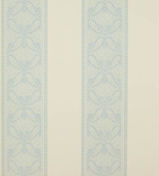 Verney Stripe Wallpaper - Blue - Colefax & Fowler