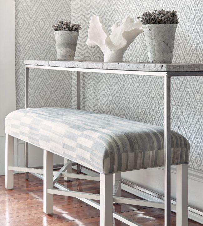 Vero Wallpaper - Grey - AT78765 - Anna French