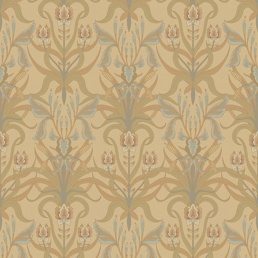 Versailles Wallpaper - Shades of Ochre & Mineral - Lucie Annabel