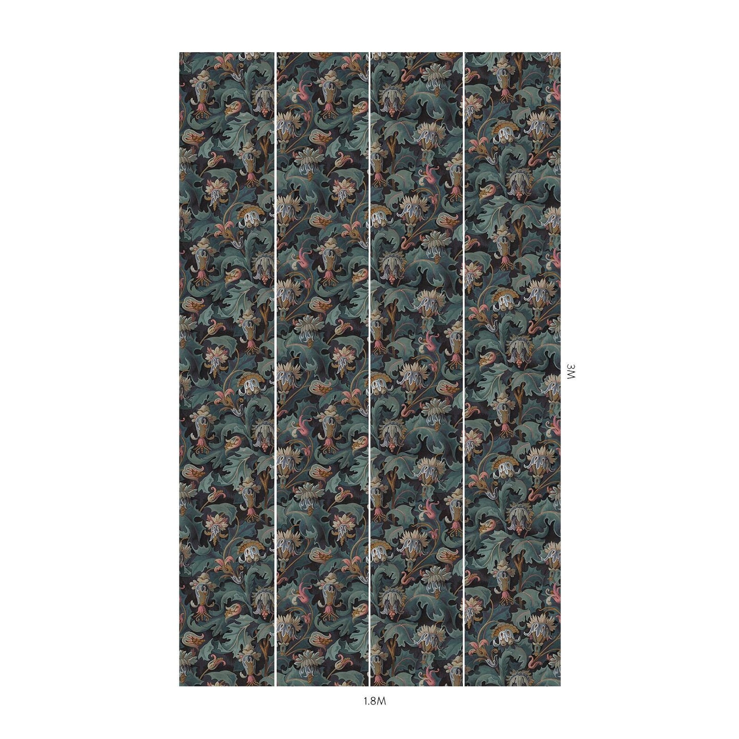 Vespertine Wallpaper - Apatite - House of Hackney