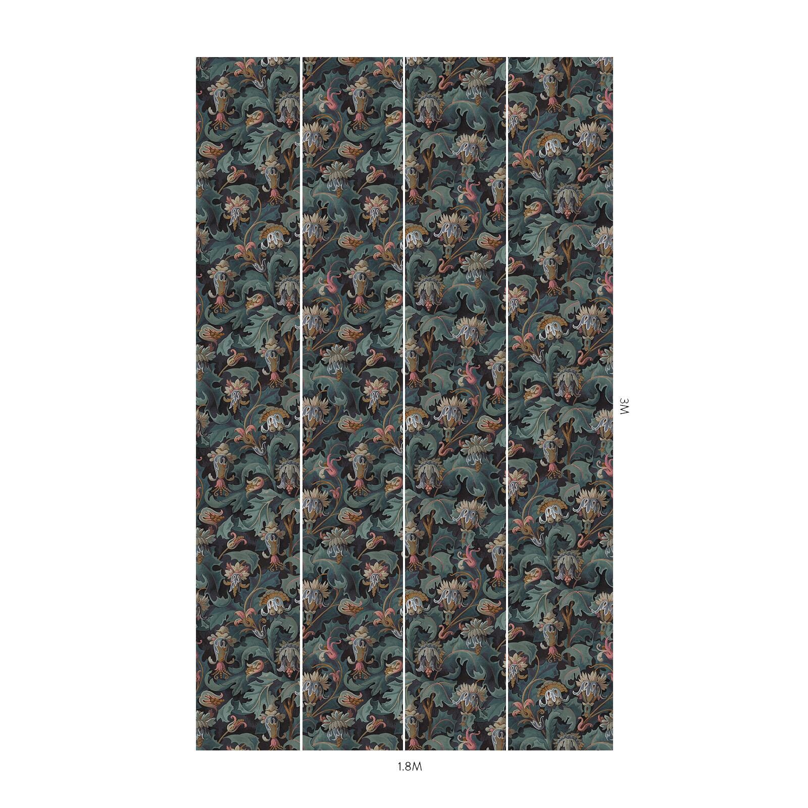 Vespertine Wallpaper - Apatite - House of Hackney