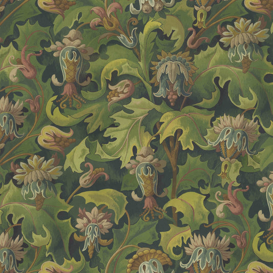 Vespertine Wallpaper - Verde - House of Hackney