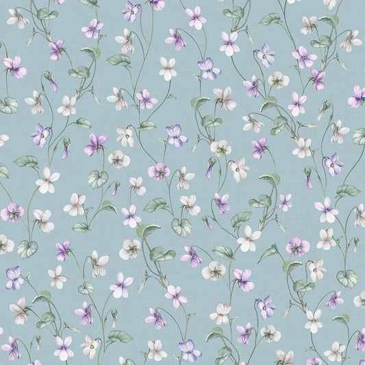 Violet Wallpaper - Mineral Mist - Lucie Annabel