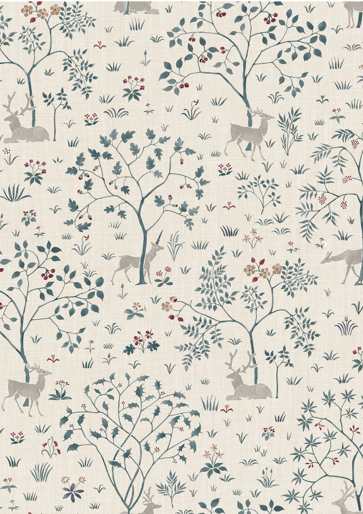 Voysey Park Wallpaper - Cluny