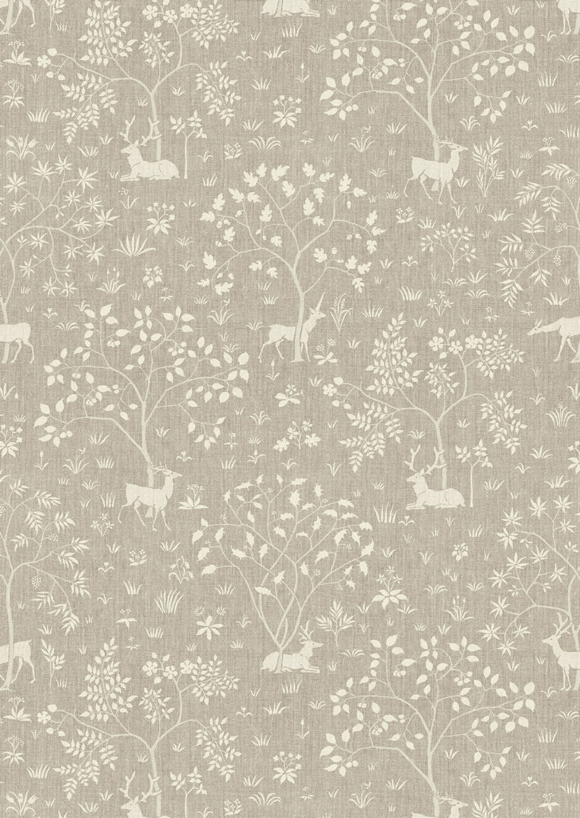 Voysey Park Wallpaper - Flax