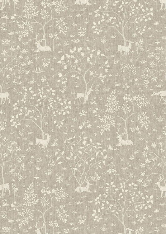 Voysey Park Wallpaper - Flax