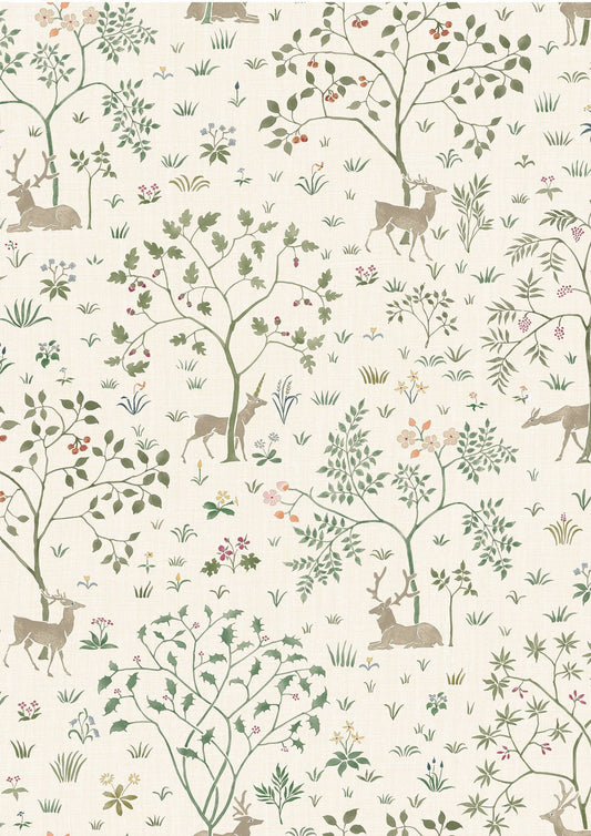 Voysey Park Wallpaper - Verdure
