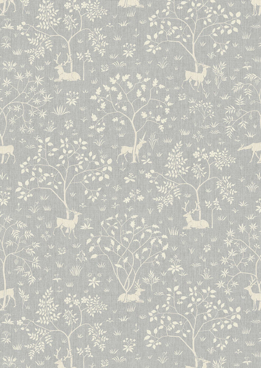 Voysey Park Wallpaper - Blue - Lewis & Wood