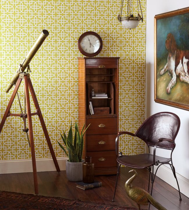 Monserrat Room Wallpaper - Yellow