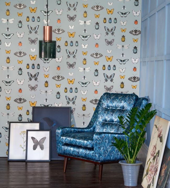 Papilio Room Wallpaper - Gray