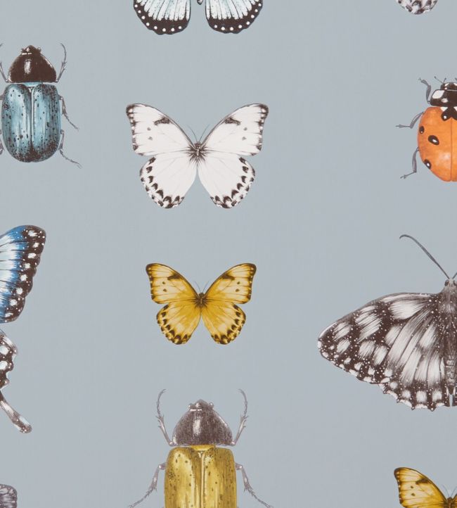 Papilio Wallpaper - Silver